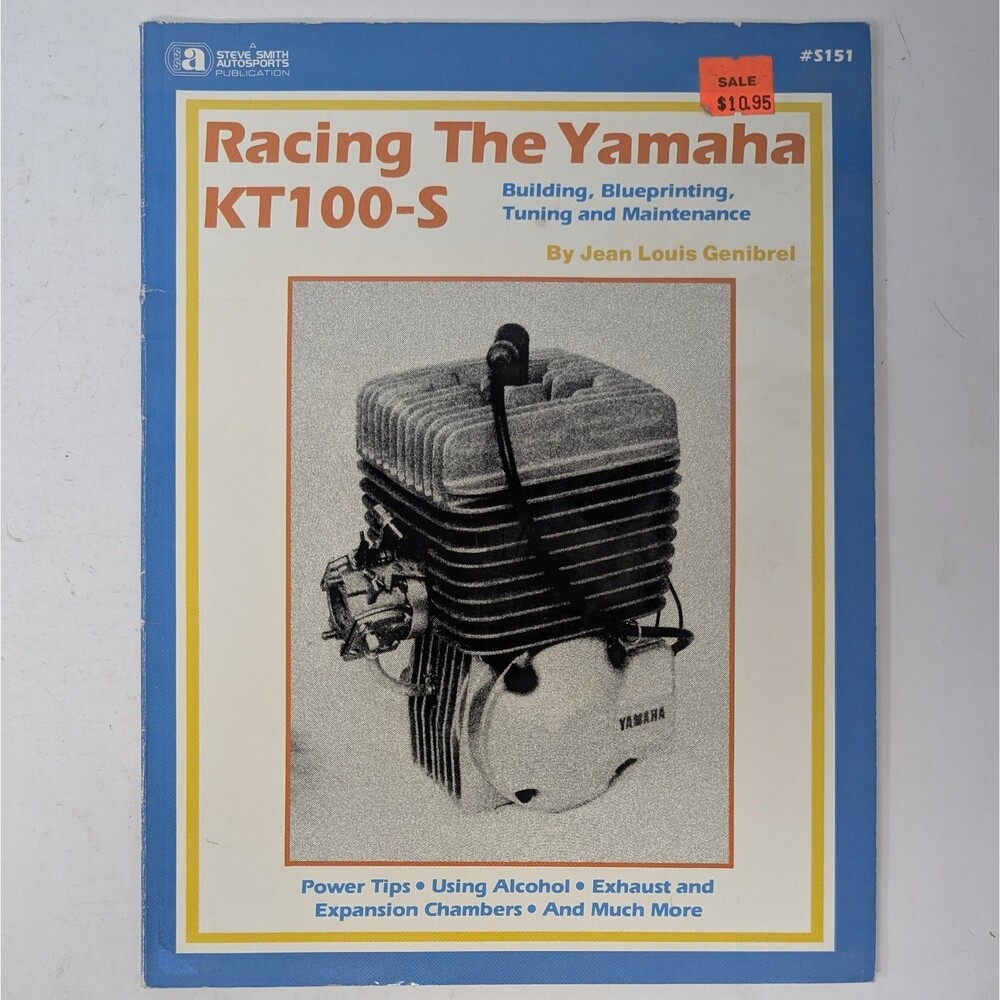 Racing The Yamaha KT100-S Book By Jean Louis Genibrel Kart Racing 1992 Paperback